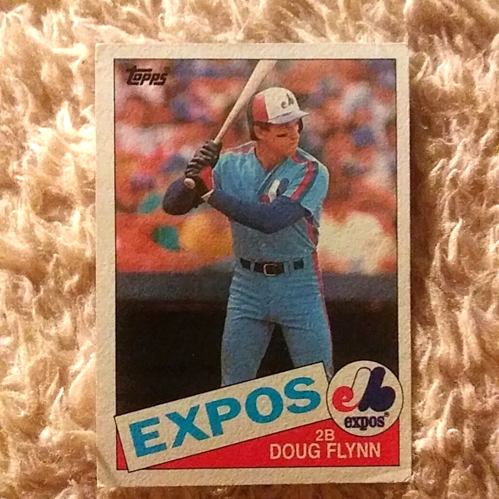 COPY - 1985 TOPPS MINI # 554 DOUG FLYNN MINT  100 MADE VERY RARE  *